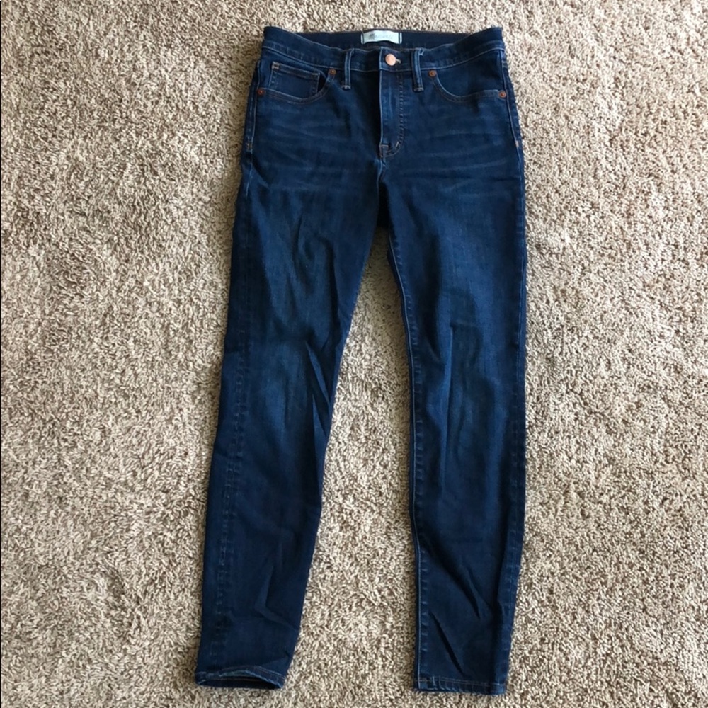 Madewell 9” high rise skinny